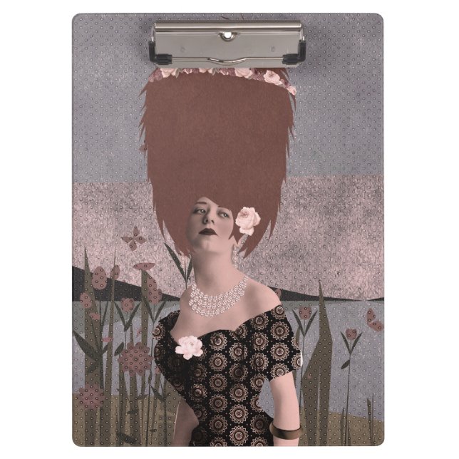 Porträtkunst Klemmbrett (Vorderseite)