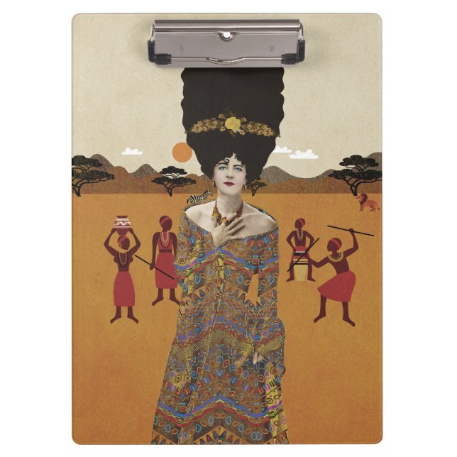 Porträtkunst Klemmbrett (Vorderseite)