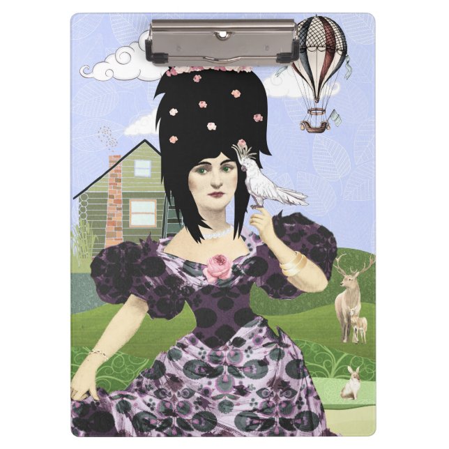 Porträtkunst Klemmbrett (Vorderseite)