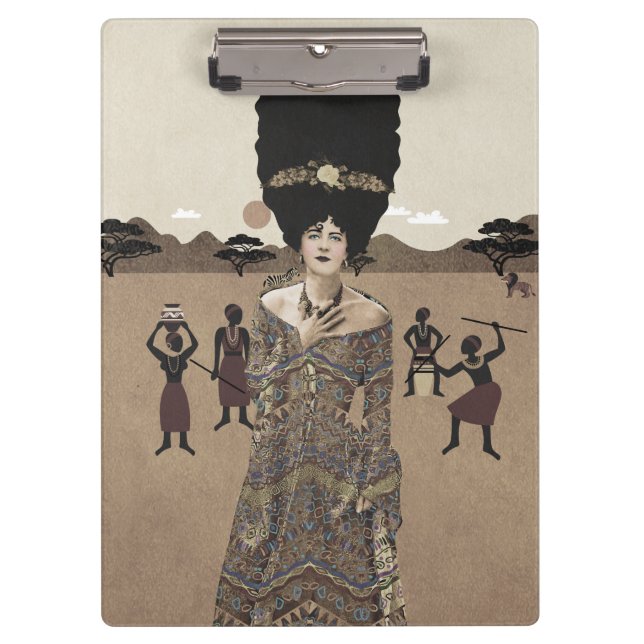 Porträtkunst Klemmbrett (Vorderseite)