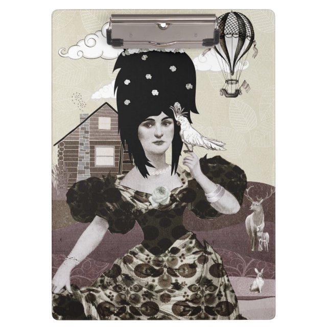 Porträtkunst Klemmbrett (Vorderseite)