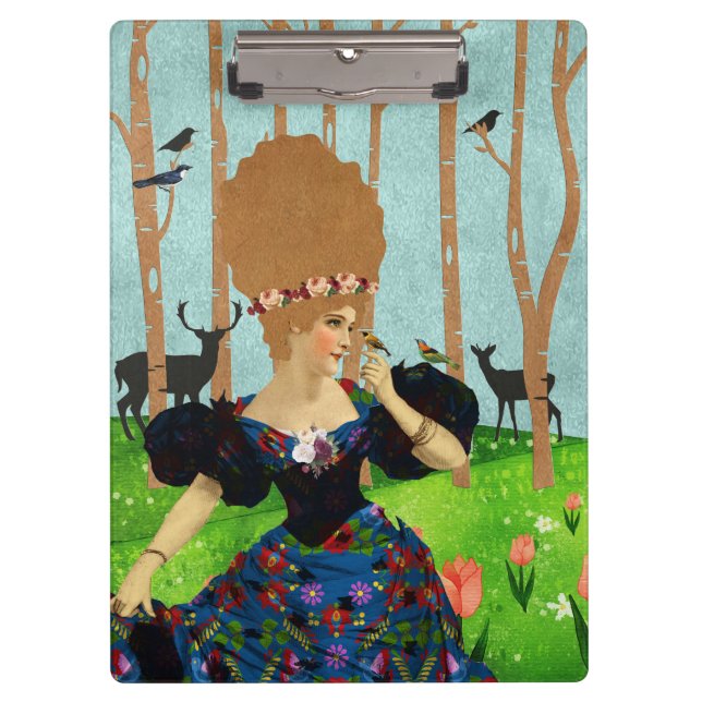 Porträtkunst Klemmbrett (Vorderseite)