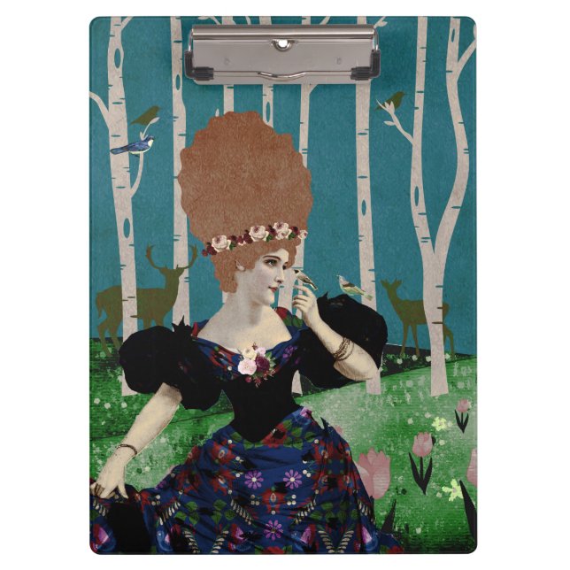 Porträtkunst Klemmbrett (Vorderseite)