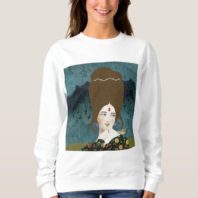 Porträtkunst Sweatshirt (Vorderseite)