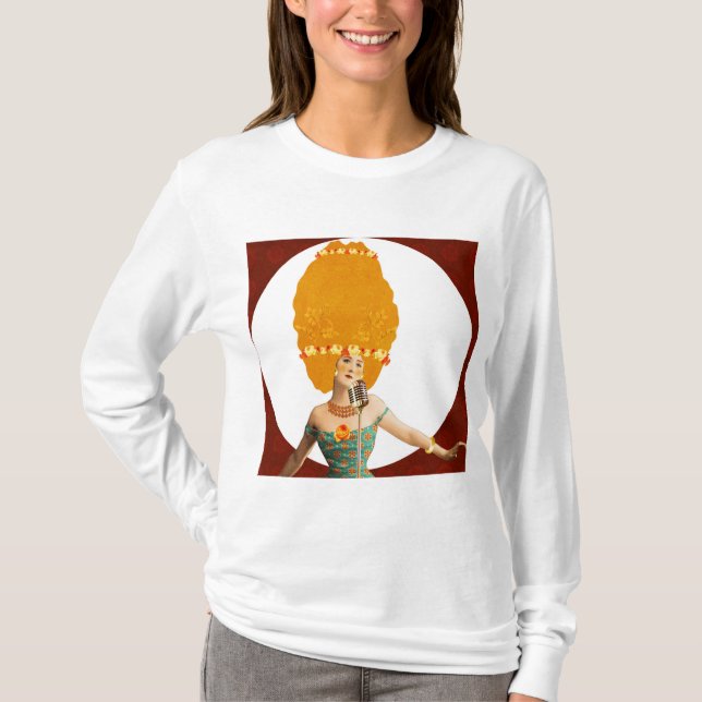 Porträtkunst T-Shirt (Vorderseite)