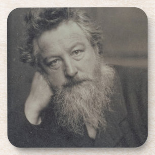 Porträtphotographie von William Morris (1834-96) Untersetzer