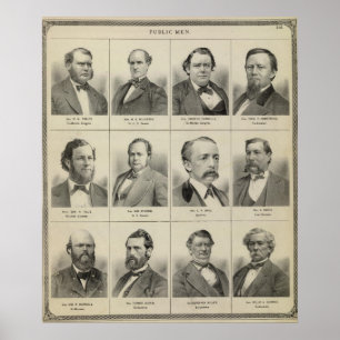 Porträts der allgemeinen Männer, Minnesota Poster