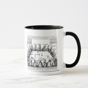 Porträts der Jesuite und der Priester Tasse