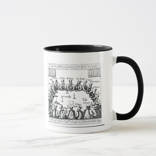 Porträts der Jesuite und der Priester Tasse (Rechts)