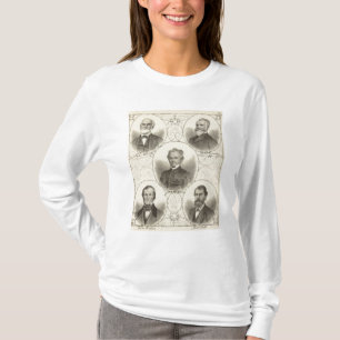 Porträts der Männer der New-Jersey Küste T-Shirt