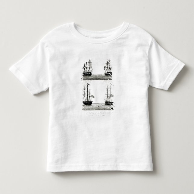 Porträts der Schiffe auf der polaren Expedition Kleinkind T-shirt (Vorderseite)