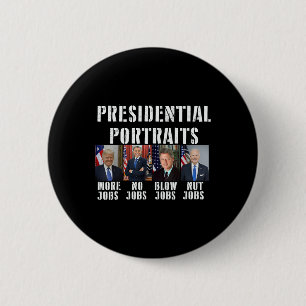 Porträts Trump Mehr Arbeitsplätze Obama Keine Jobs Button