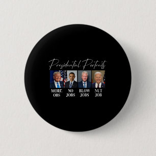 Porträts Trump Mehr Arbeitsplätze Obama Keine Jobs Button