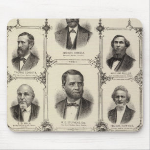 Porträts von Addison Daniels, RD Stephens Mousepad