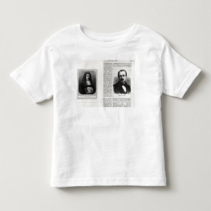Porträts von Denis Papin und von Etienne Lenoir Kleinkind T-shirt