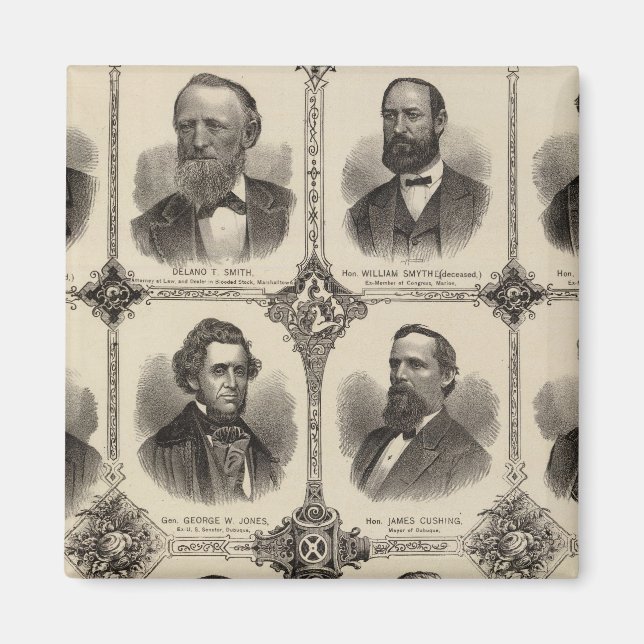 Porträts von EG Potter, Delano T Smith Magnet (Vorne)