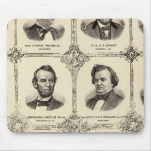 Porträts von Gustavus Koerner Mousepad