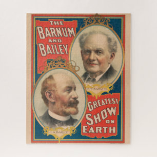 Porträts von P.T. Barnum und J.A. Bailey