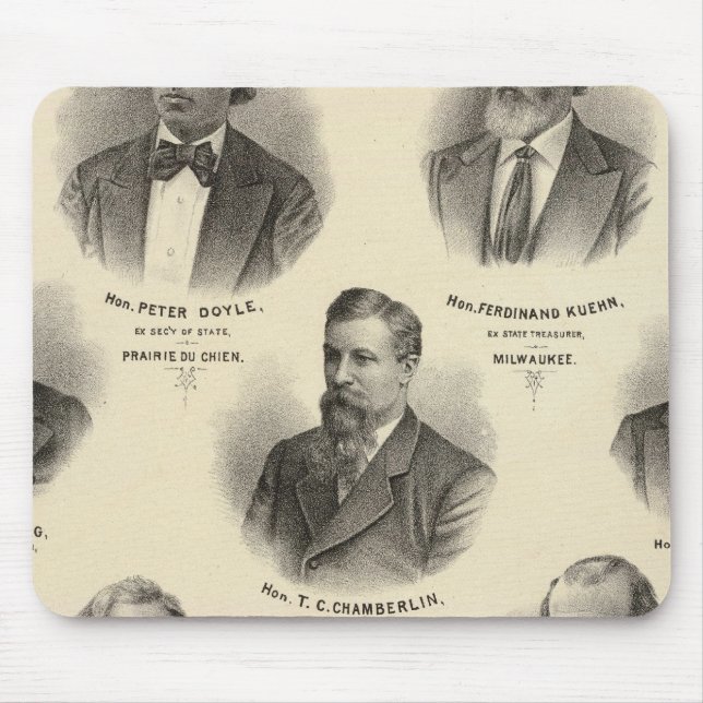 Porträts von Peter Doyle, Ferdinand Kuehn Mousepad (Vorne)