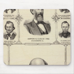 Porträts von Robert Hunter, Aaron G Cloud Mousepad
