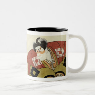 Porträts von zwei Schauspielern, 1803 Zweifarbige Tasse