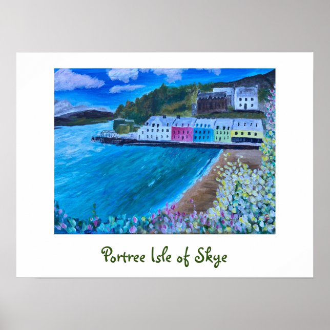 Portree Isle of Skye Poster (Vorne)