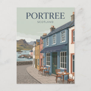 Portree Schottland Postkarte