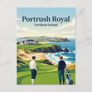 Portrush Royal Golf Club Nordirland Postkarte