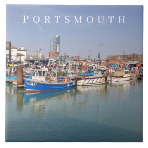 Portsmouth Boote Blick Keramik Fliesen