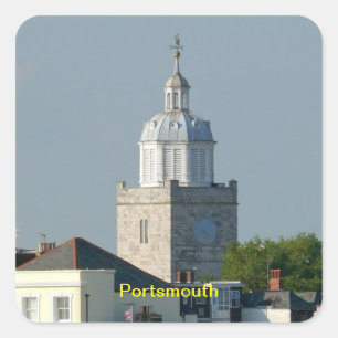 Portsmouth - England Quadratischer Aufkleber