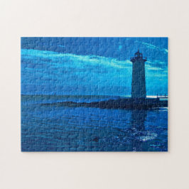 Portsmouth-Hafen - blaues Puzzlespiel