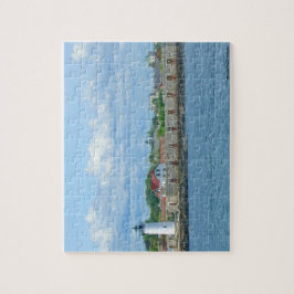 Portsmouth-Hafen-Leuchtturm-Puzzlespiel