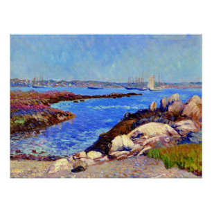 Portsmouth Harbor, NH, Kunstmalerei, Poster