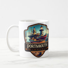 Portsmouth, Jungfrau | VINTAG Kaffeetasse