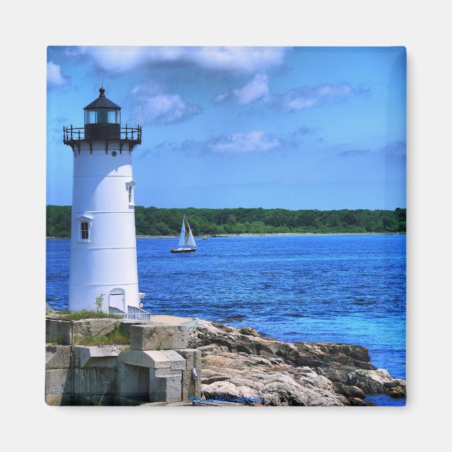 Portsmouth Lighthouse-Magnet Magnet (Vorne)