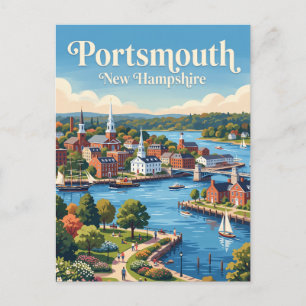 Portsmouth, New Hampshire New Hampshire Postkarte