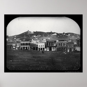 Portsmouth quadratischer San Francisco Poster