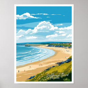 Portstewart Strand Ireland Reisebild Poster