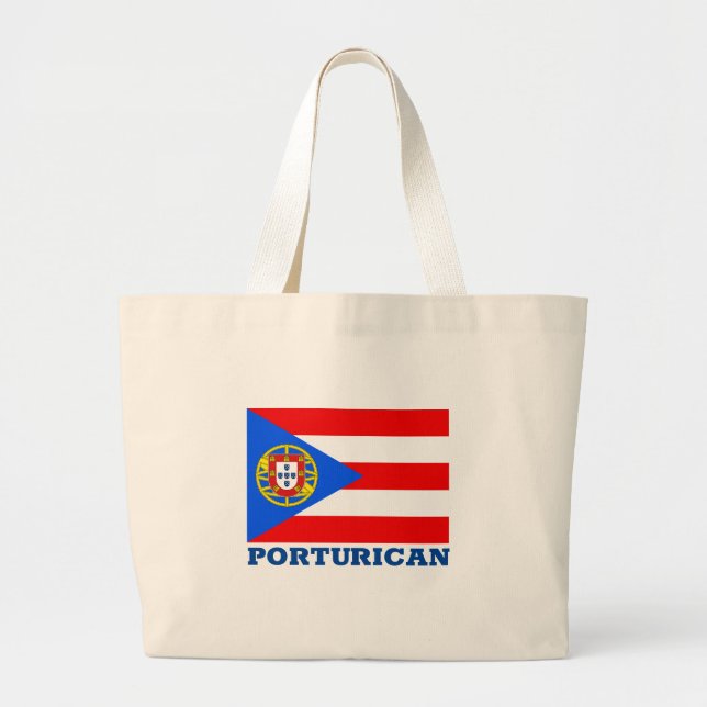 Portu-Rico Jumbo Stoffbeutel (Vorne)