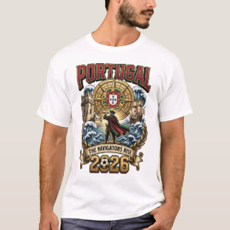 Portugal 2026 Personalisiertes Fußball-Fan-T-Shirt T-Shirt
