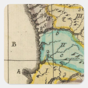 Portugal 2 quadratischer aufkleber