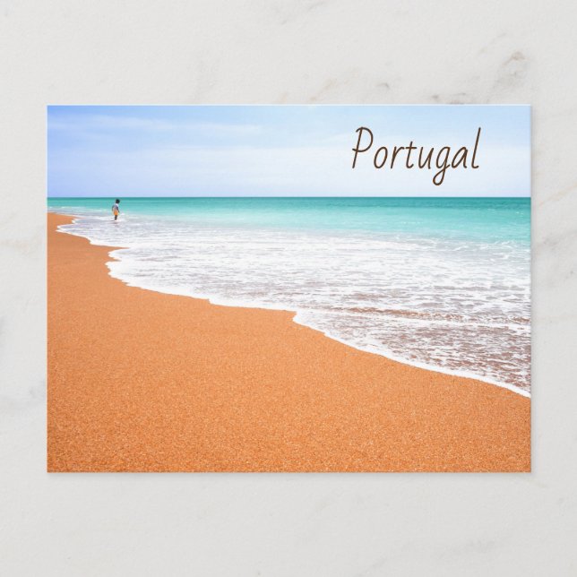 Portugal Albufeira Beach an der Algarve Postkarte (Vorderseite)