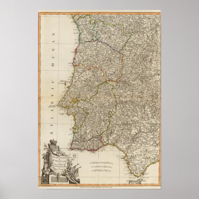 Portugal, Algarve Poster (Vorne)