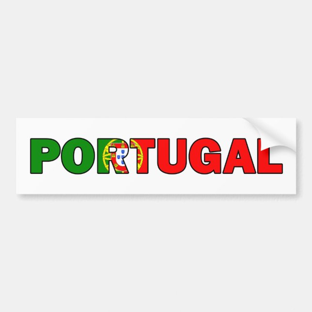 Portugal Autoaufkleber (Vorne)