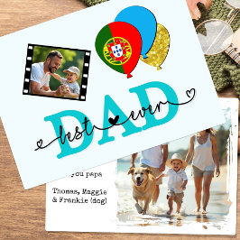 Portugal Bester Vater je Fotokarte, Flagge, Vater Karte