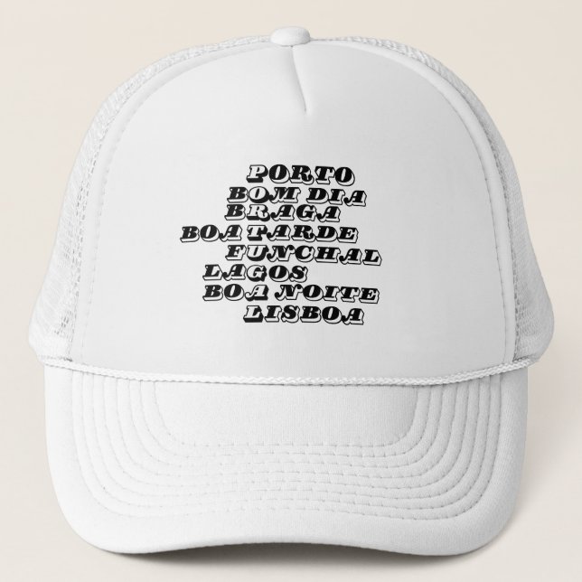 Portugal Bom Dia Boa Tarde Boa Noite Casquette de  (Devant)
