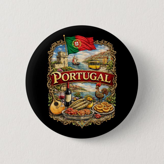 Portugal Button (Vorderseite)