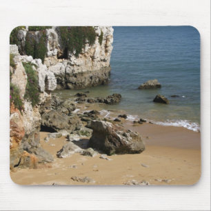 Portugal, Cascais. Praia da Rainha, ein Strand in Mousepad