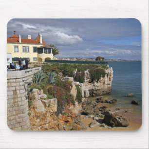 Portugal, Cascais. Praia da Rainha, ein Strand in Mousepad