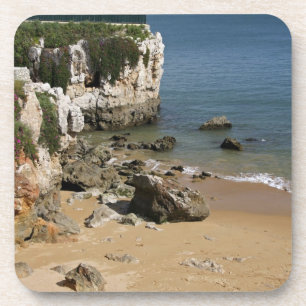 Portugal, Cascais. Praia da Rainha, ein Strand in Untersetzer